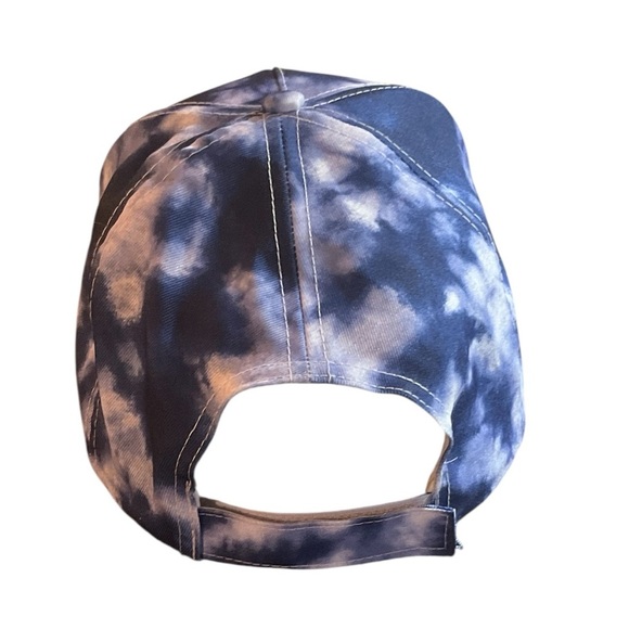 No Bad Vibes Tie Dyed Baseball Hat - Picture 5 of 7